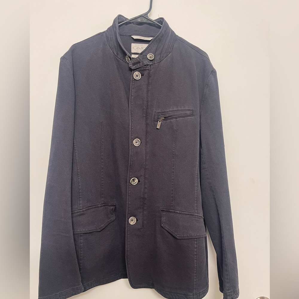 GIMO’S LUXURY LYNDHURST LIGHTWEIGHT JACKET Navy Blue